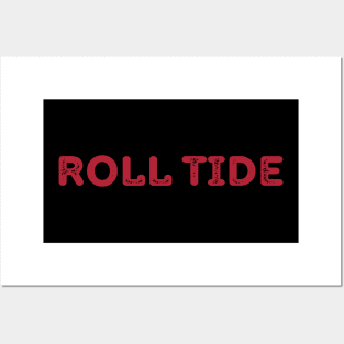 Red Vintage Roll Tide Posters and Art